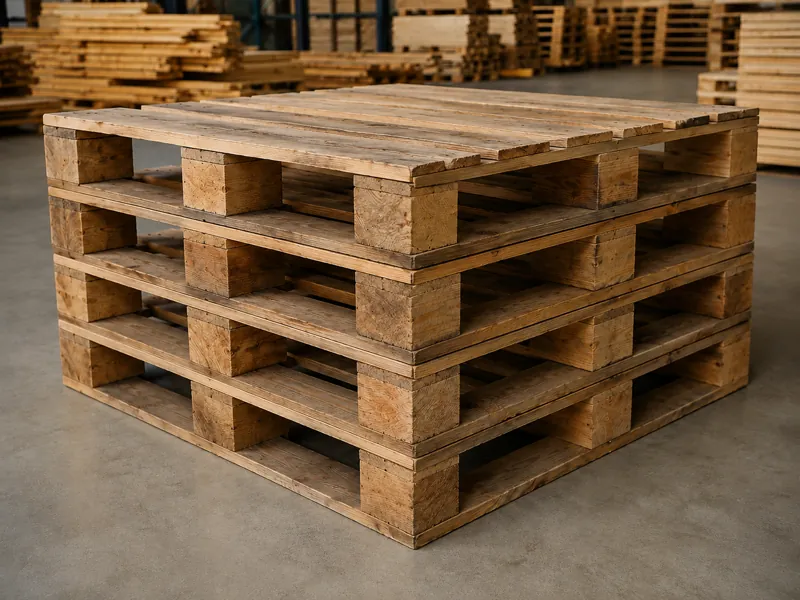 Tarimas de madera recicladas en buen estado, en Puebla